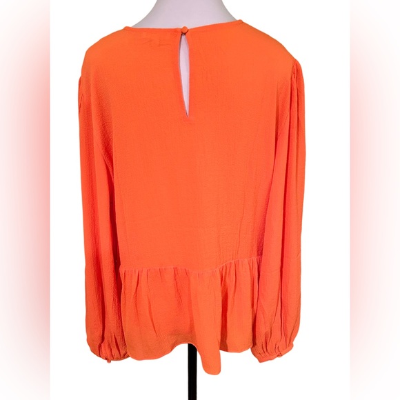 New Reitman’s XXL Signature Long Sleeve Crew Neck Top in Persimmon Orange 🧡 - Picture 5 of 5